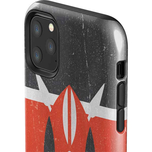 Kenya Flag Distressed iPhone 11 Pro Max Impact Case